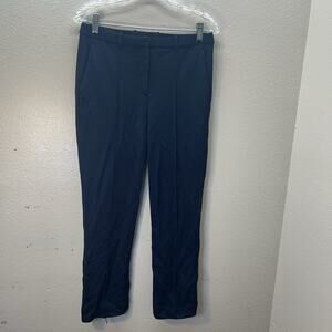 Theory Dress‎ Pants Blue Sz 4 Minimalist Career Office Professional 29x26 Ankle